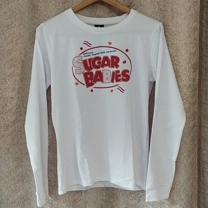 NWOT Jr's Med "Sugar Babies" Glitter L/S T-Shirt